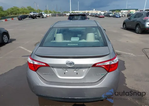 2016 Toyota Corolla Le Eco из США, поврежденный, VIN 5YFBPRHE4GP396698